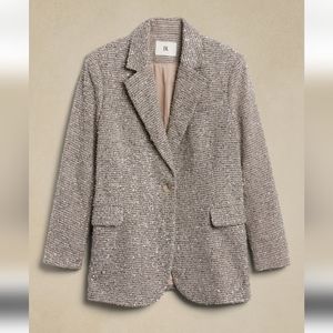 Coletta Tinsel Tweed Blazer by Banana Republic